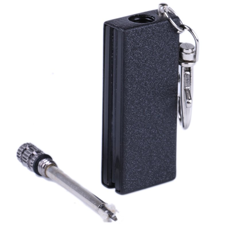 Matches stainless steel multi-function keychain ten thousand matches kerosene waterproof and windproof lighter