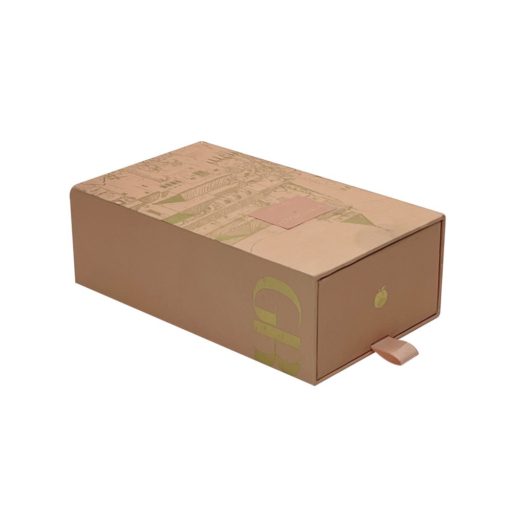 Custom Design Candle Package Rigid Cardboard Box Drawer Match Boxes Embossing For Candles
