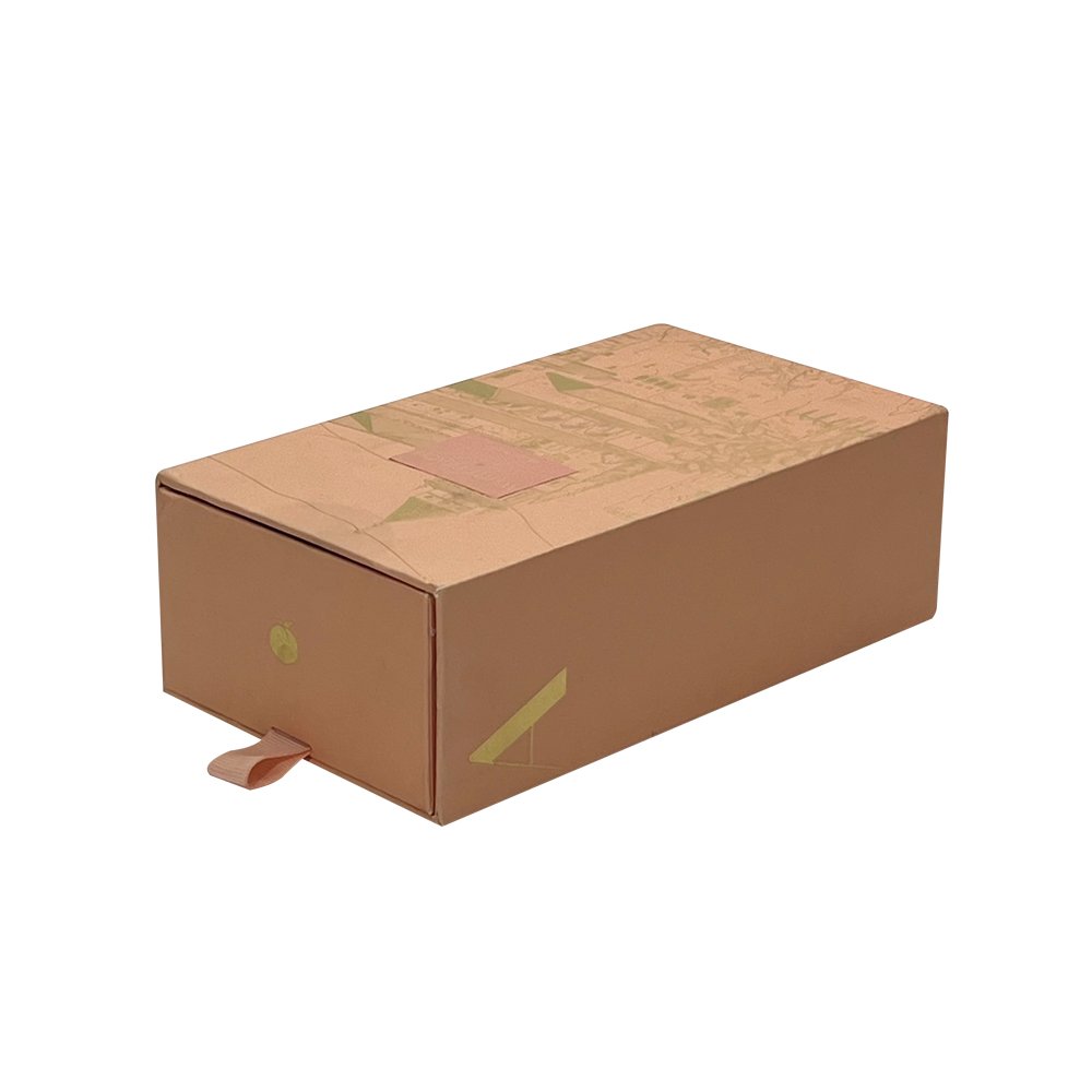 Custom Design Candle Package Rigid Cardboard Box Drawer Match Boxes Embossing For Candles