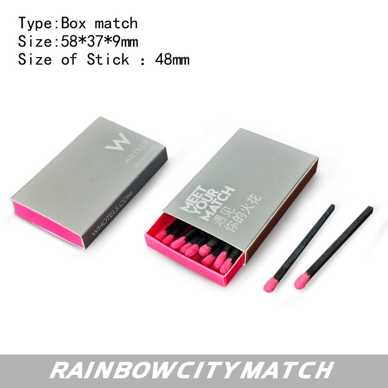 Safety small box matches hotel advertising wooden matches in bulk