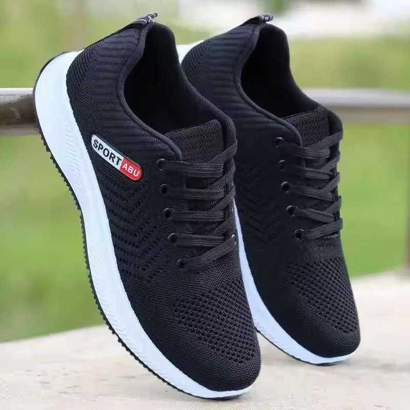 Women's New Spring Summer Sports Shoes Breathable Toe Mesh Surface Casual Running Shoes Fashion Trend All-Match Walking Style
