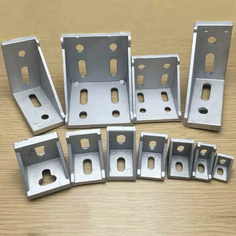 2020 2028 2040 3030 4040 corner fitting angle L connector bracket match use industrial fasteners Aluminum Profile Accessories