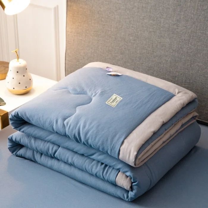 Printed Light Quilt Soft Cotton Linen Quality Flax Home Linen Bed Sheet Beautiful Silk Satin Bedding Set For Home