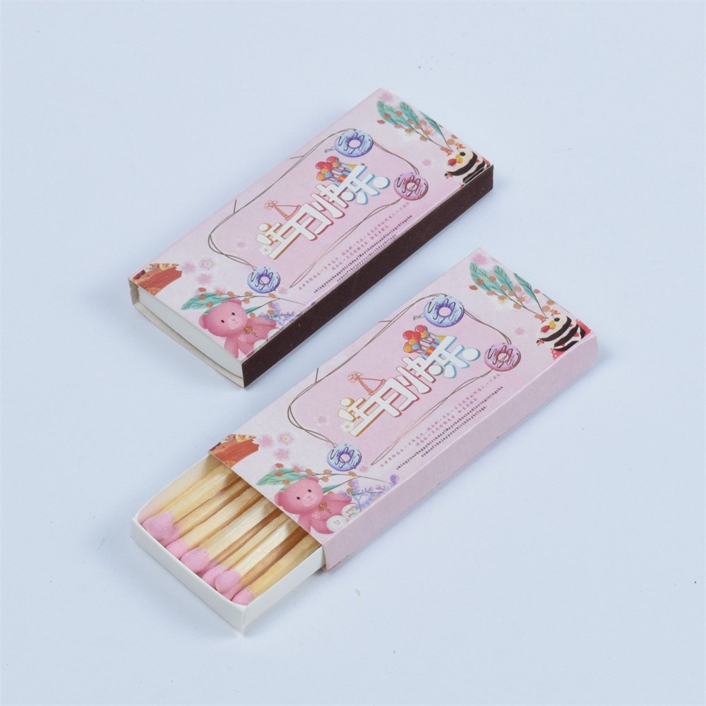 Hot sale custom luxury matches for candles in bulk High quality personalized long print advertisement matches in matches