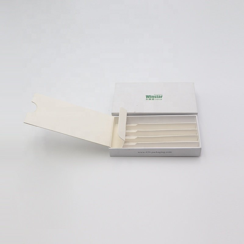 5 Pcs Empty Preroll Cones Packaging Luxury Chid Restraints Pre Roll Boxes Custom Preroll Pack Box