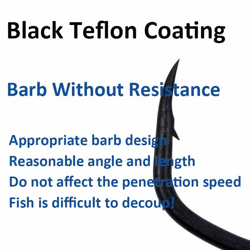 New Arrival bulk hook carp match carp hooks fishing Tetrafluoroethylene carp hook