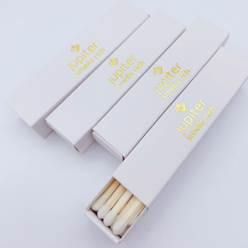 Wholesale Price with Luxury Box Long Wooden Stick Matches with Custom Match Box for Candle Cigar Matchbox sur mesure matchbox