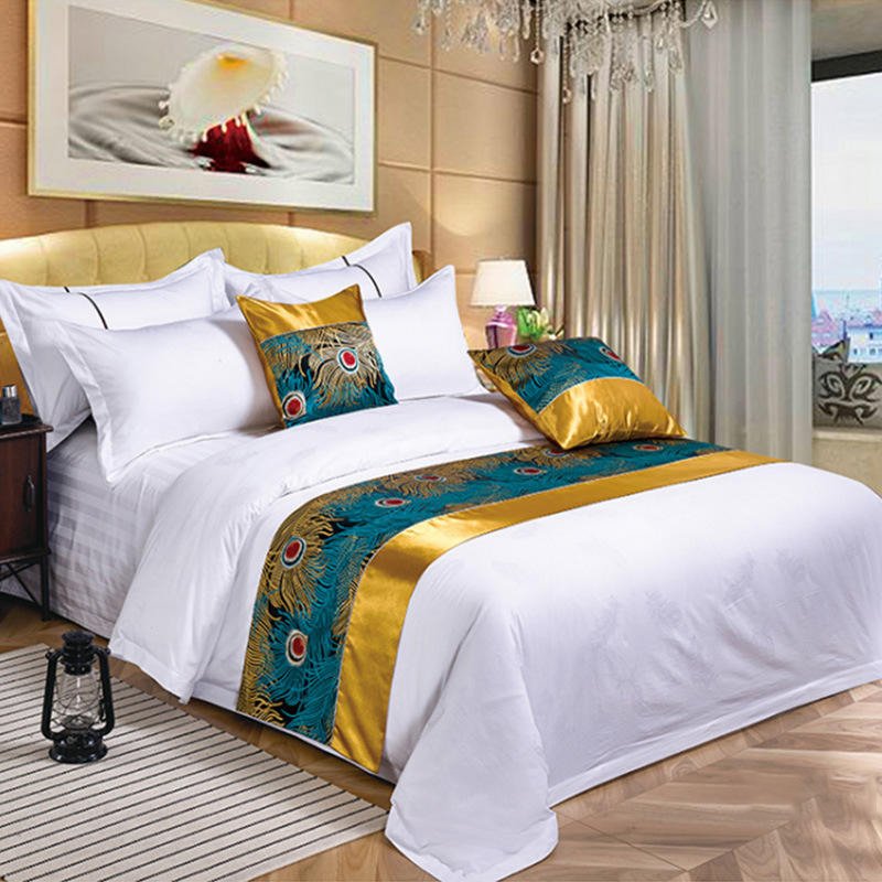 Bed Runners and Matching Pillows Colors Matching Pillows Hotel Bedding Set