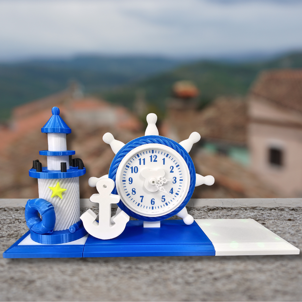 Makcosmos 3d printing creative kits model Wireless Charger WITH Clock Kit match Bambu Labs creality 3d printer spare parts