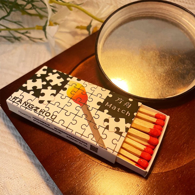 Matches Disposable Bulk matches wholesale Customizable matchbox 10cm Long stem colored head match