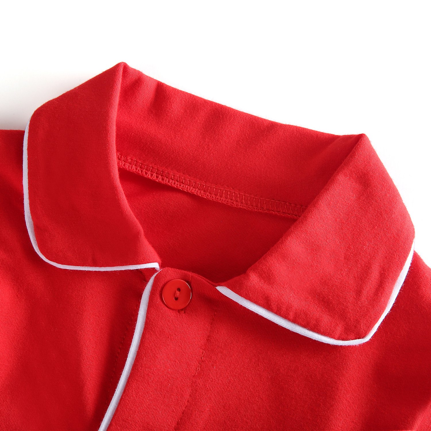 Christmas Monogram adult pajama sibling matching red holiday pyjamas set long sleeve matching nightgown baby pajamas
