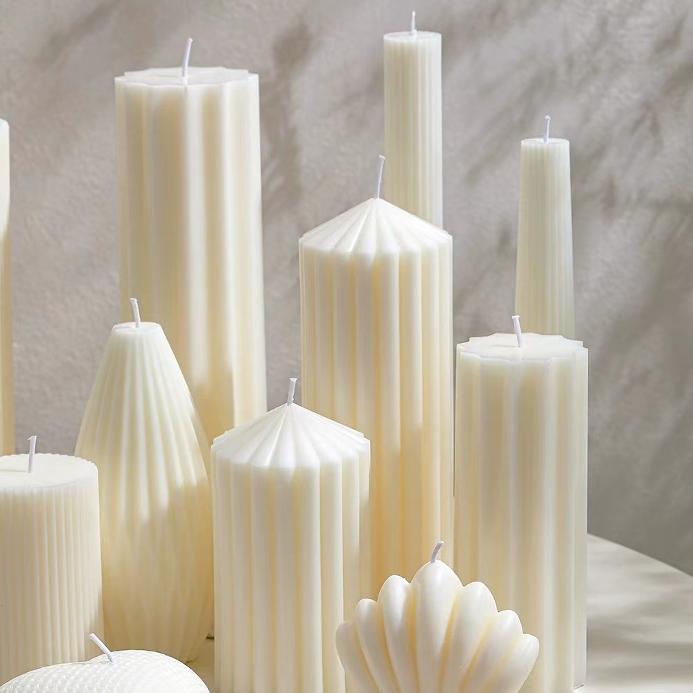 Hot Sale Pillar Candle Various Types Modeling Scented Candles Home Wedding Banquet Companion Gift Candle Soy Wax