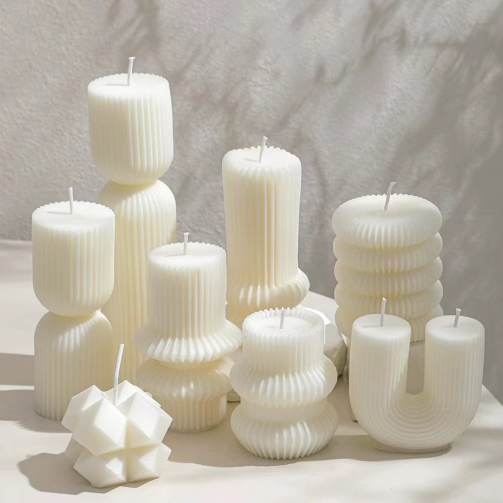 Hot Sale Pillar Candle Various Types Modeling Scented Candles Home Wedding Banquet Companion Gift Candle Soy Wax