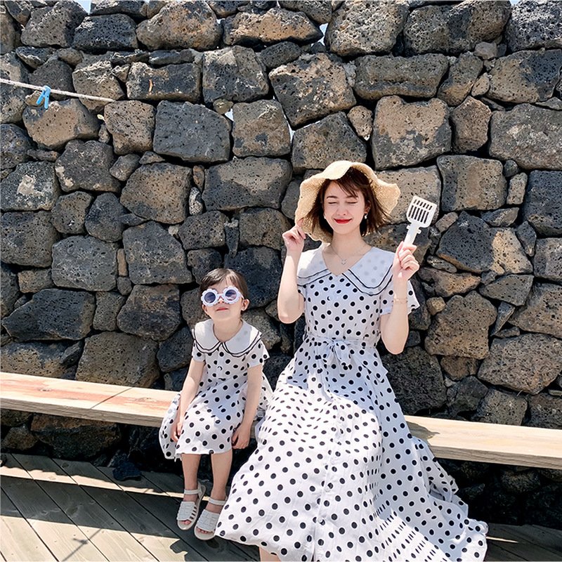 2023 Design Hot Selling Mother And Daughter kids wear Long clothes Princess family matching Parent-Child Outfit Dress