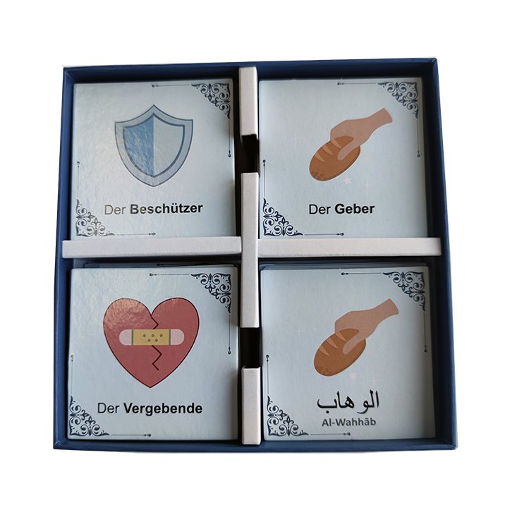 Educational cardboard Memory matching Game cards