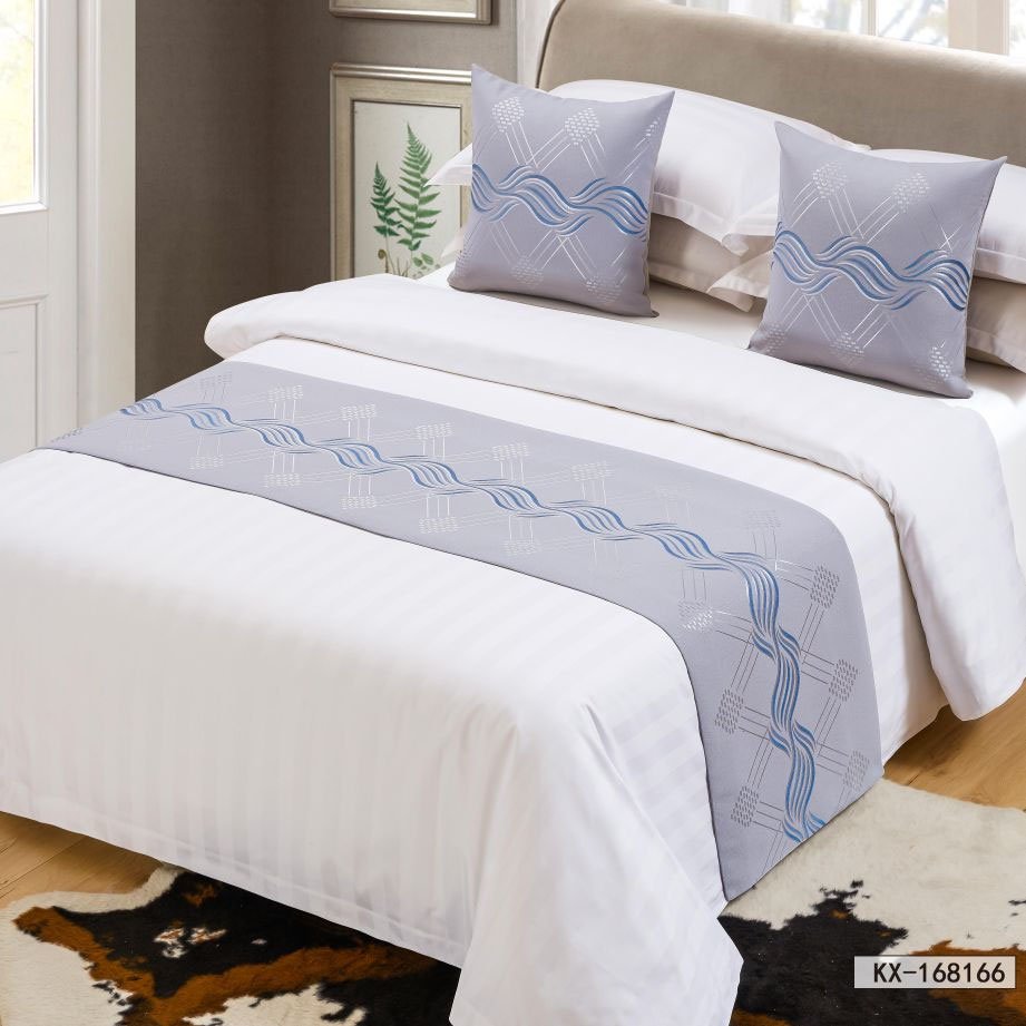 Runner Long Bed Runner Matching pillow Hotel Bed Runner cushion cover Bed end towel beddings