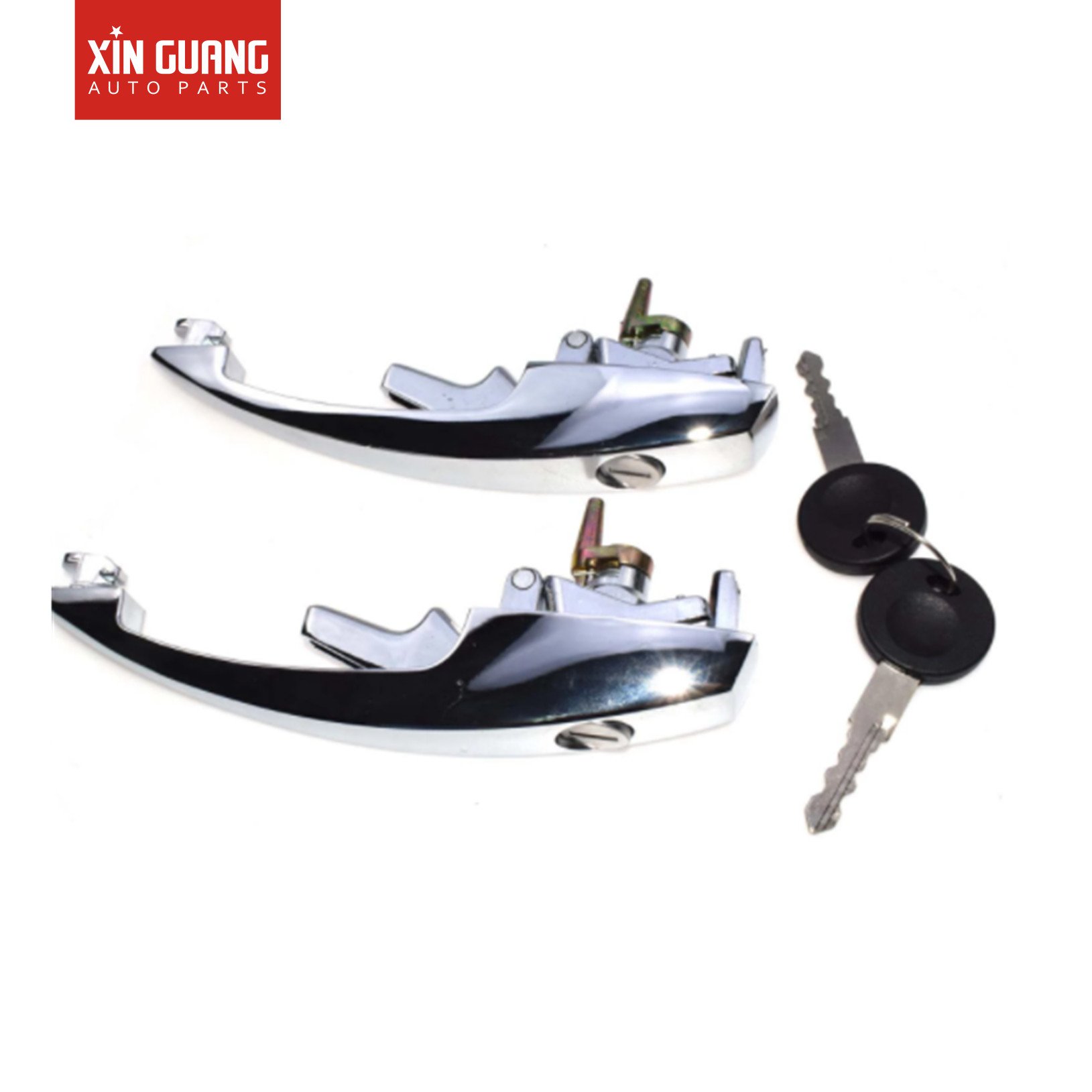 OUTER DOOR HANDLES WITH MATCHED KEYS FOR VW TYPE1 BUG 113898205M 1968-79