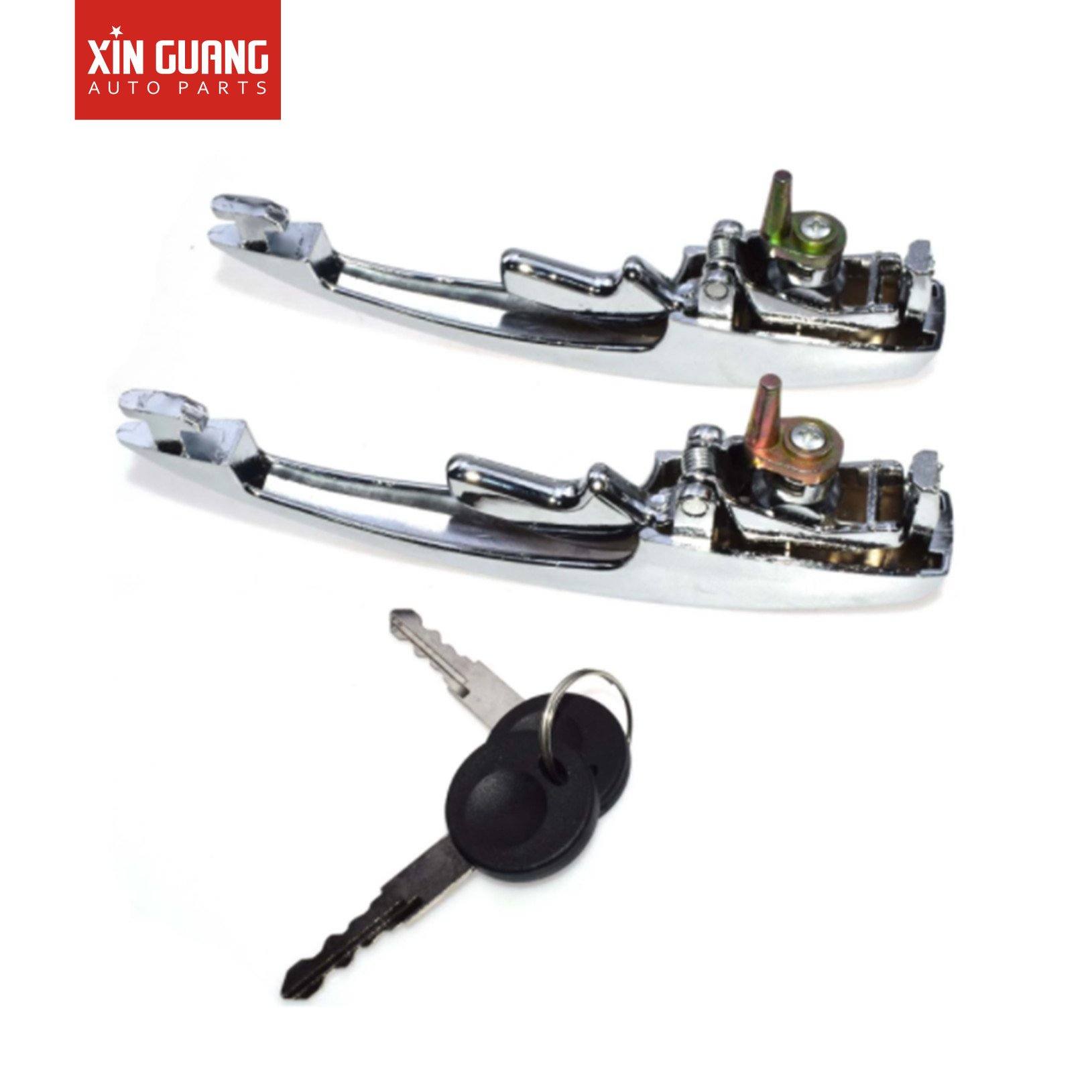 OUTER DOOR HANDLES WITH MATCHED KEYS FOR VW TYPE1 BUG 113898205M 1968-79
