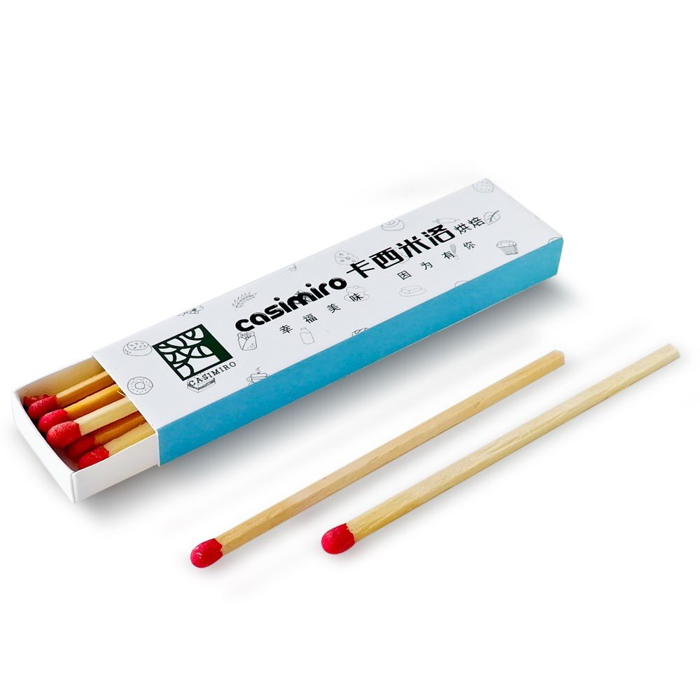 Wholesale 4 inch Colored Long Matchsticks Cigar Match Box