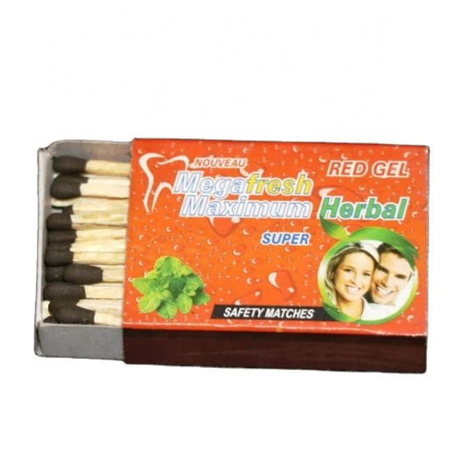 EAGLE SAFETY MATCHES Colorful Logo Printed Paper Match Box Wooden Stick with Wax for Household Use