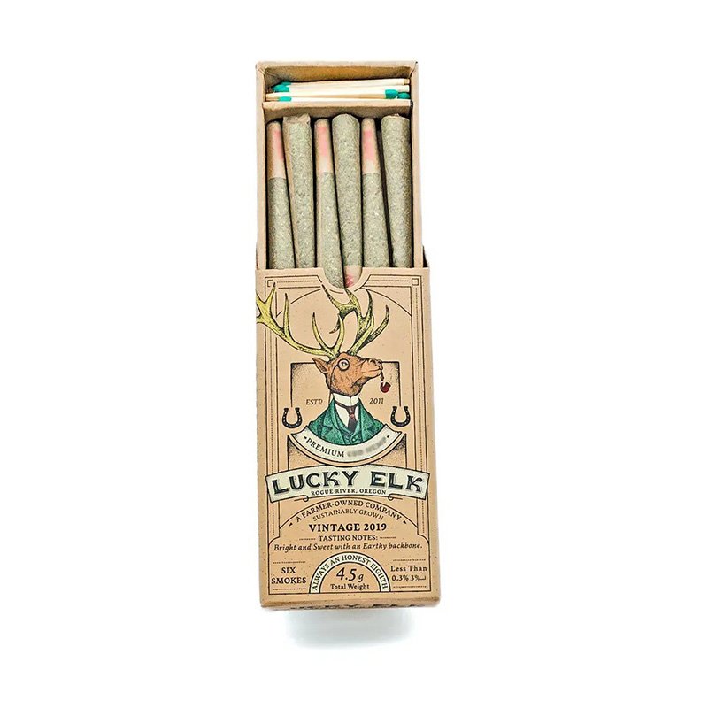 Custom Logo Magnetic Box Fold Packaging Drawer Pre Tube Boxes Child Resistant Roll Cone Packaging With Matches