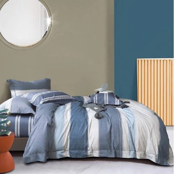 Wholesale 100% Cooling Cotton Bedsheet Sheet California King, King, Queen, Twin, Double size 3 piece Cooling and Breathable