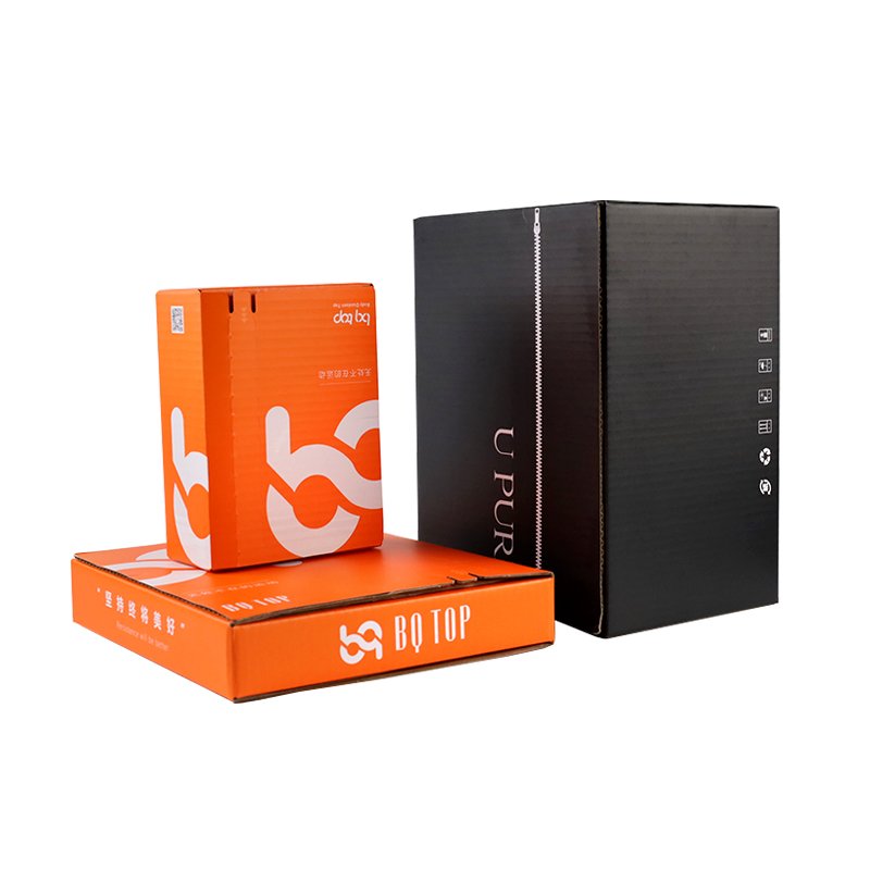 Zipper Packing Box Product Packaging Paper Box Printing White Cardboard Color Gift Cosmetics Corrugated Paper Box Customization