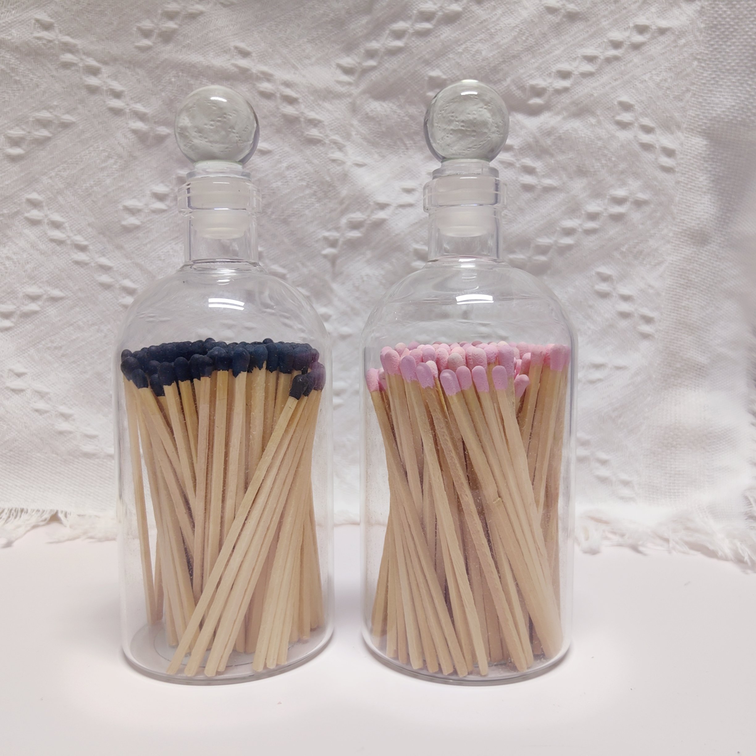 Custom decorative matches matchstick in bottle 4 inch matches sticks wooden matches with jar