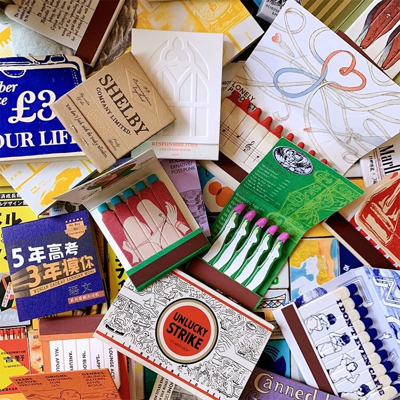 Hotel advertising promotion matchbook matches customization logo manufacturer direct sale cheap matchbook cigar candle matches