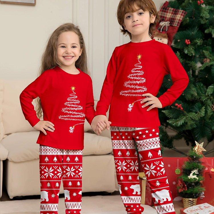 Rarewe Christmas Red Pijama Men Sleep Wear Pjs Lounge Sets Couple Clothes Little Snowman Pi Women Matching Pajamas For Family