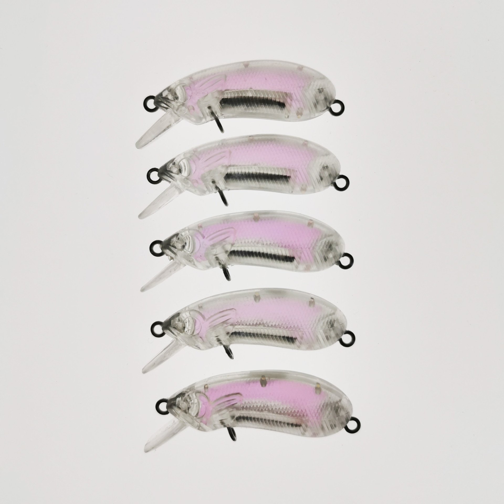 DIY Color Matching Minnow Crank Lure Embryo 6.4g 5cm Sinking BlankLure Body
