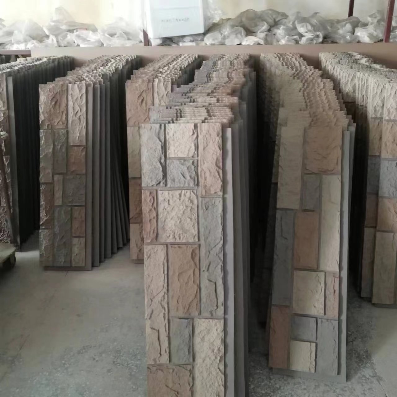 2024 popular cheap PU artificial cultural stone CORNER Polyurethane Castle Stone matching corner for interior and exterior use