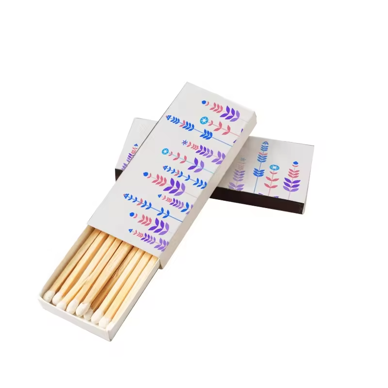 Handmade Customized Size Rigid Match Candle Box Drawer With Logo Custom Long Matches Box Pillar Candle Box Packaging