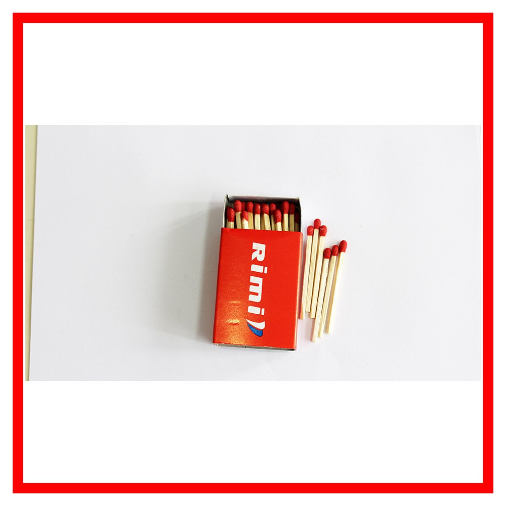 Highest selling kitchen safety matches 220 fill small box colored head carton box packing exporters from India