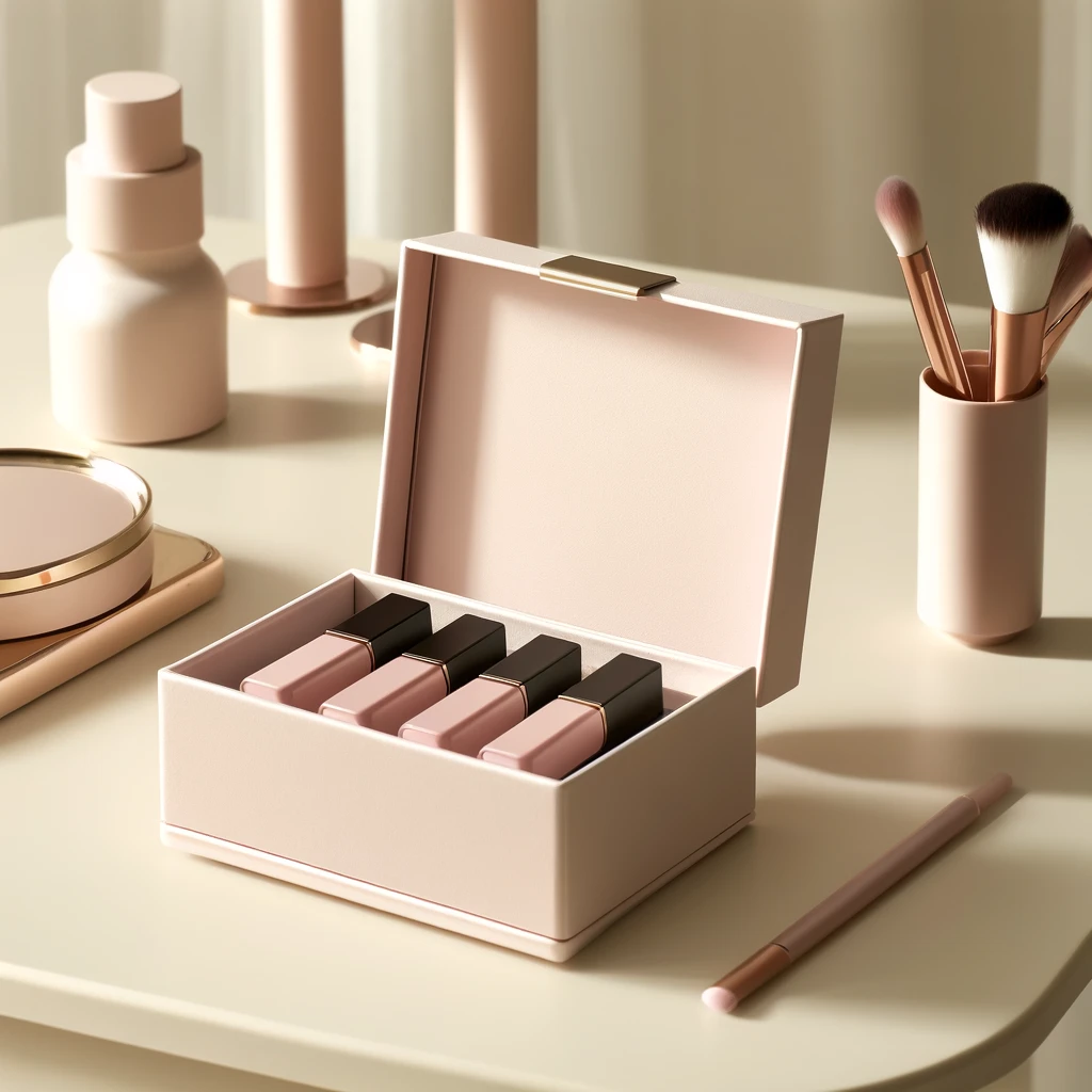 customize your own logo emballage carton gift sets private label packaging makeup cajas personalizadas carton paper lipgloss box