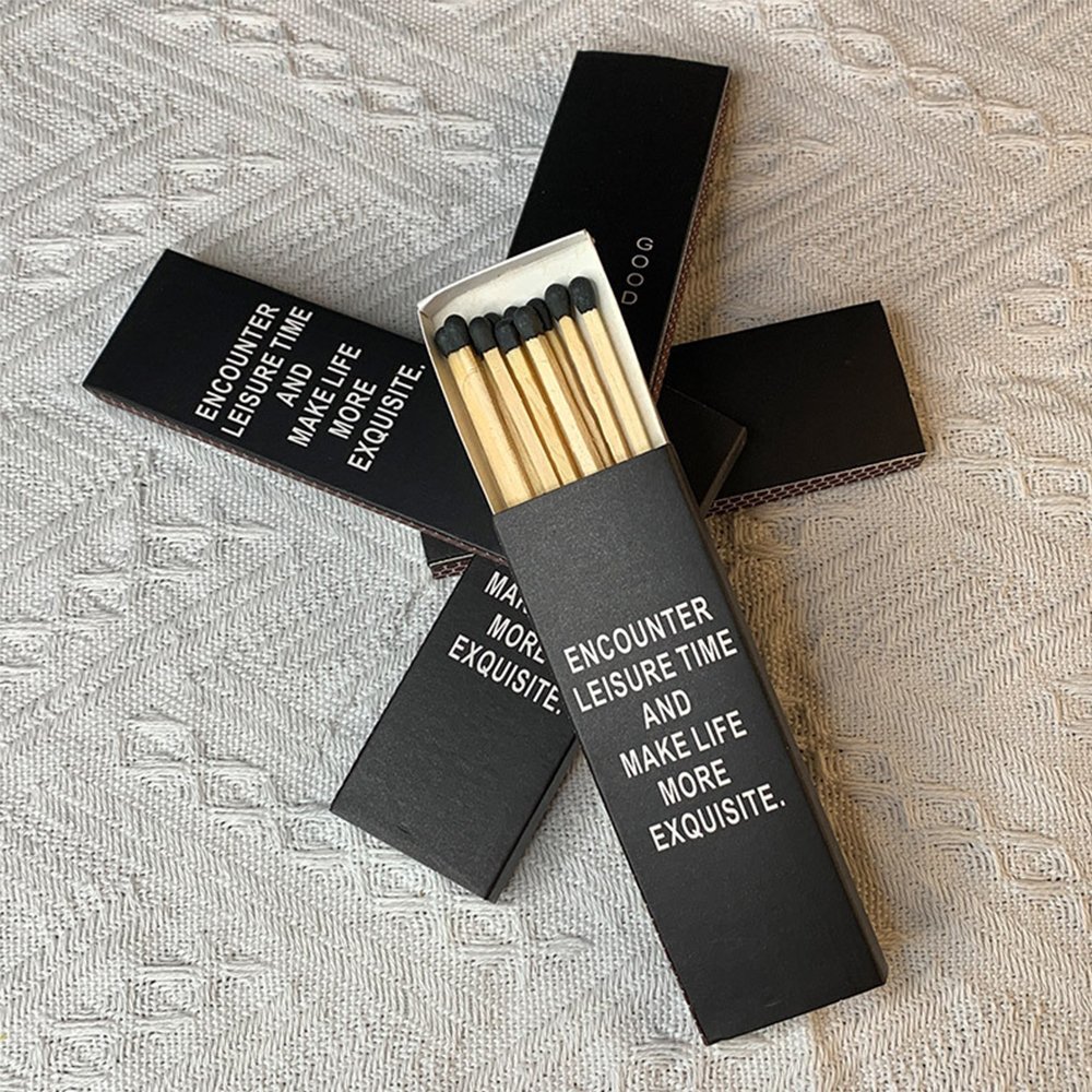 wholesale custom logo printed New Products High style luxury drawer sliding matches in matchbox packaging box for sale