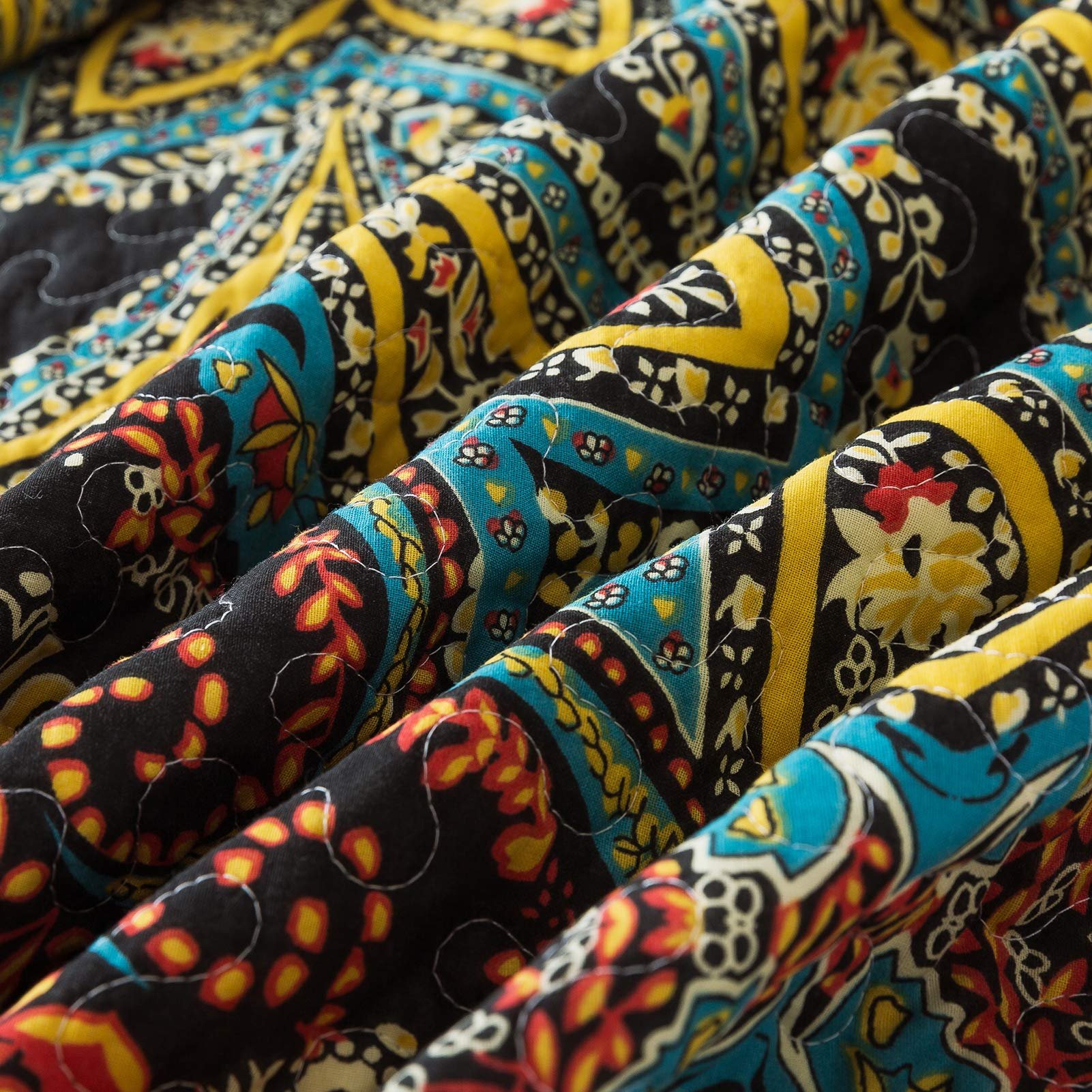 Wholesale 100% Polyester Quilted Custom Printed Color Ultrasonic Bedspread Bed Cover Set Microfiber Bed Quilt