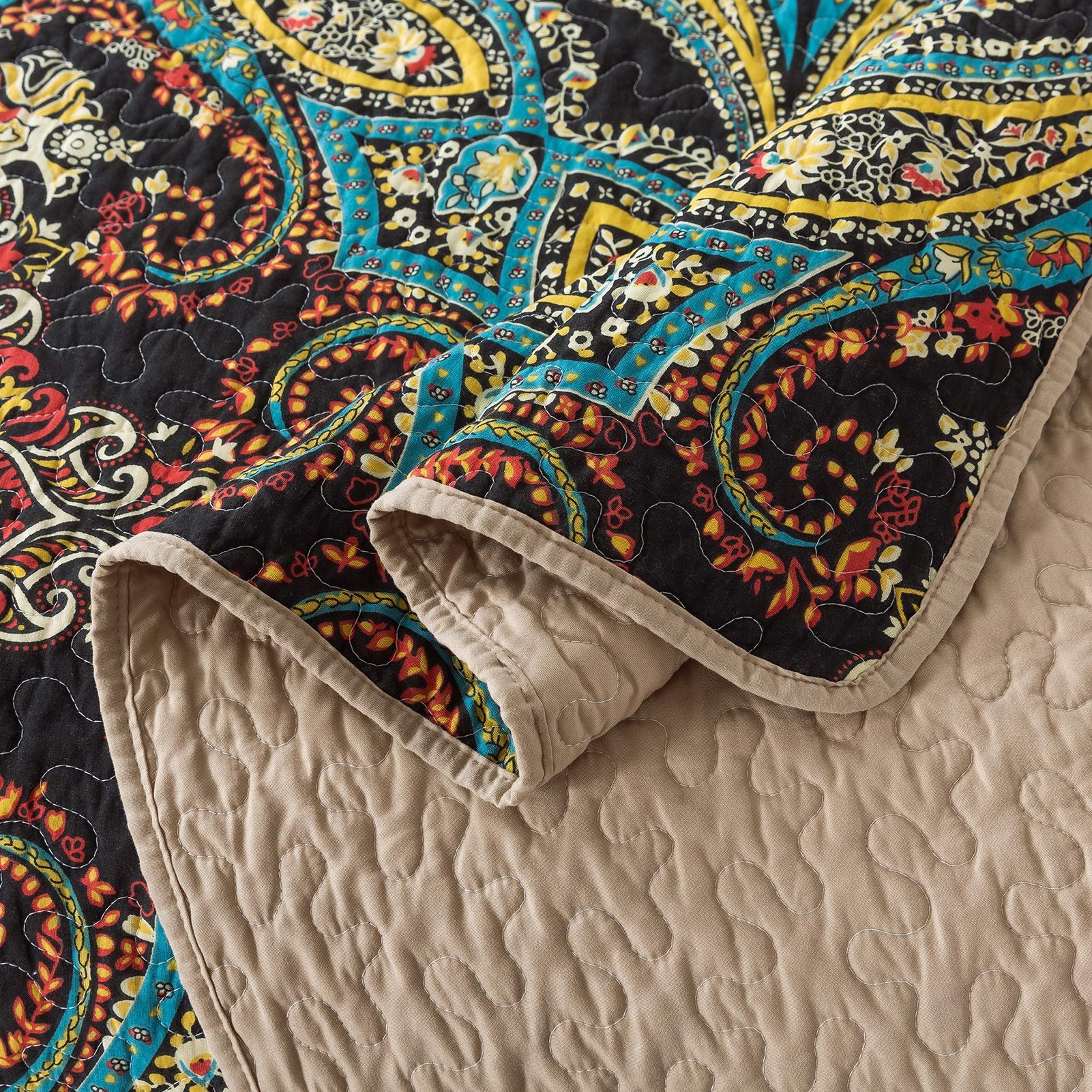 Wholesale 100% Polyester Quilted Custom Printed Color Ultrasonic Bedspread Bed Cover Set Microfiber Bed Quilt