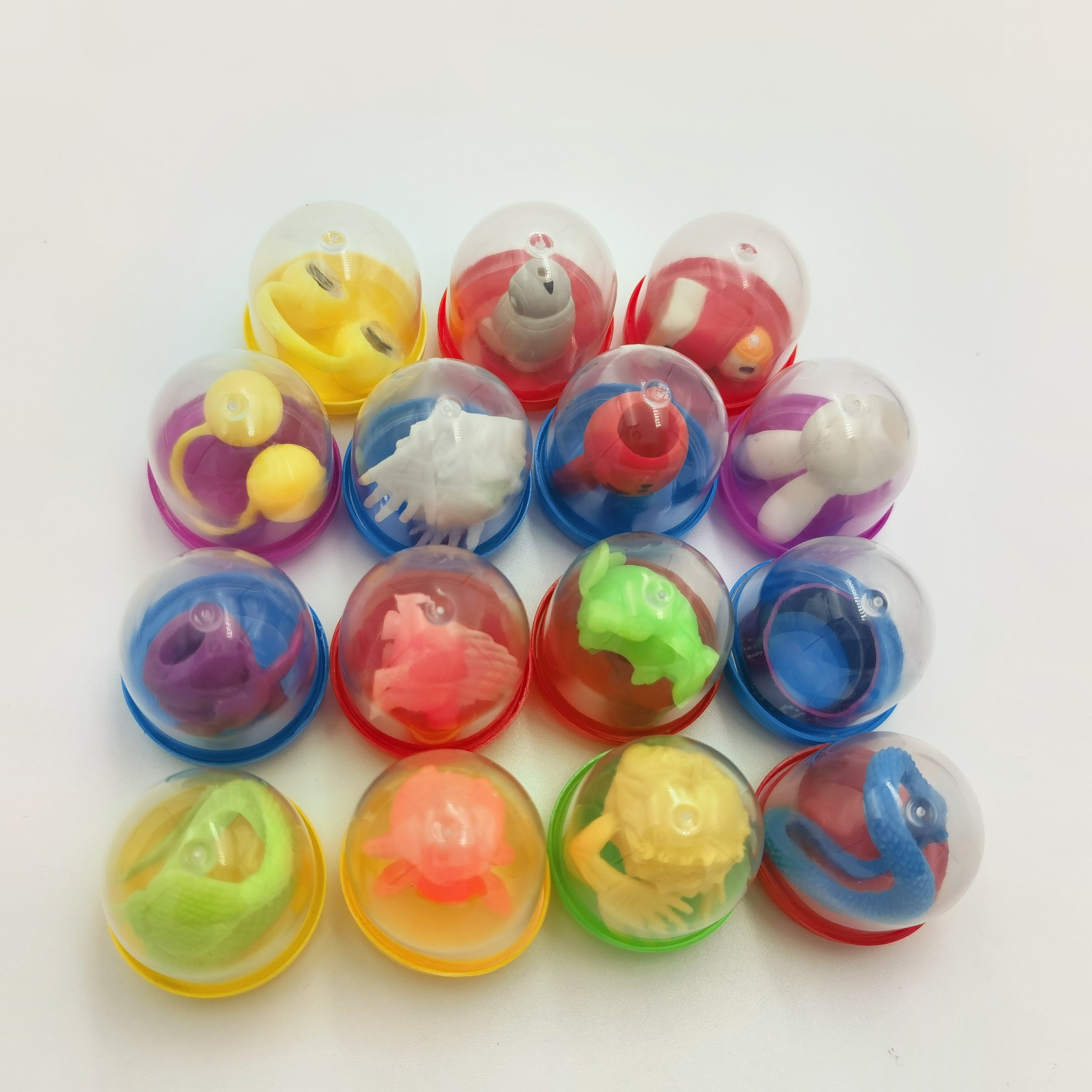 1-inch capsule toy vending machine children's gift plastic egg toy mixed and matched pencil case doll