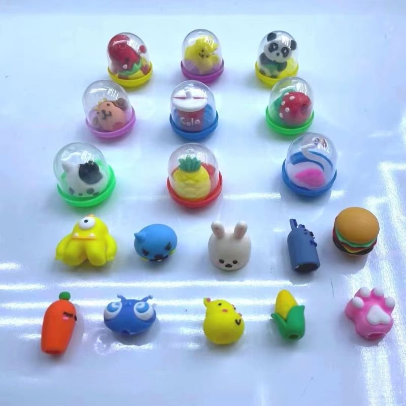1-inch capsule toy vending machine children's gift plastic egg toy mixed and matched pencil case doll