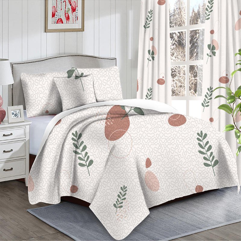 4 piece bed skirt set with China Window Curtain duvet cover bedding set with matching curtains bed sheet set with curtains