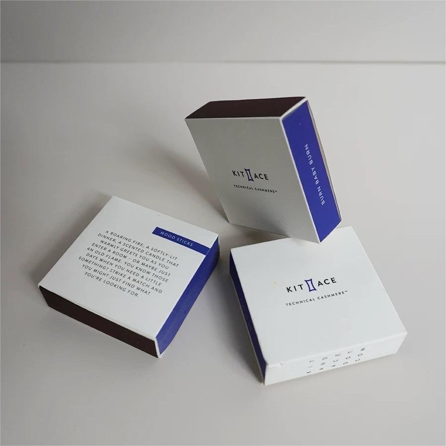 Paper Box With Your Own Logo Matchbox Best Selling Custom Match Boxes Packaging Boxed Matches Handmade Candle Match