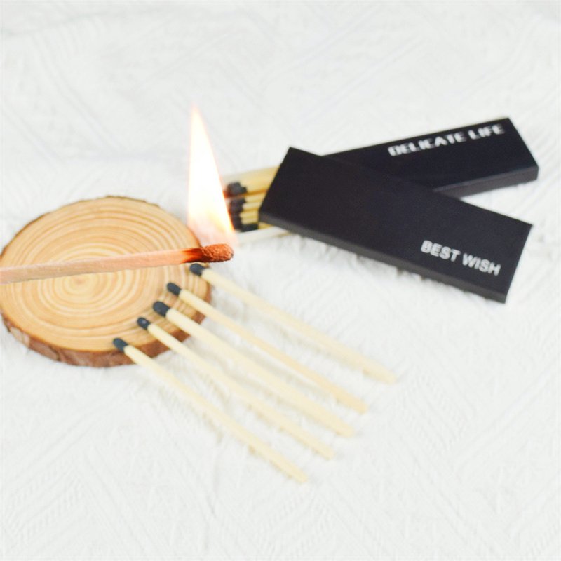 Box matches Exquisite cigar matches Free design logo Quality Factory processing matches