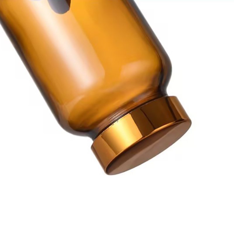 NQFIBER Famous Brand Supply Directly Custom Wholesale Glass Jars Wide Mouth Medicine Pill Bottle 60 80 100 120 150 200 250 ml