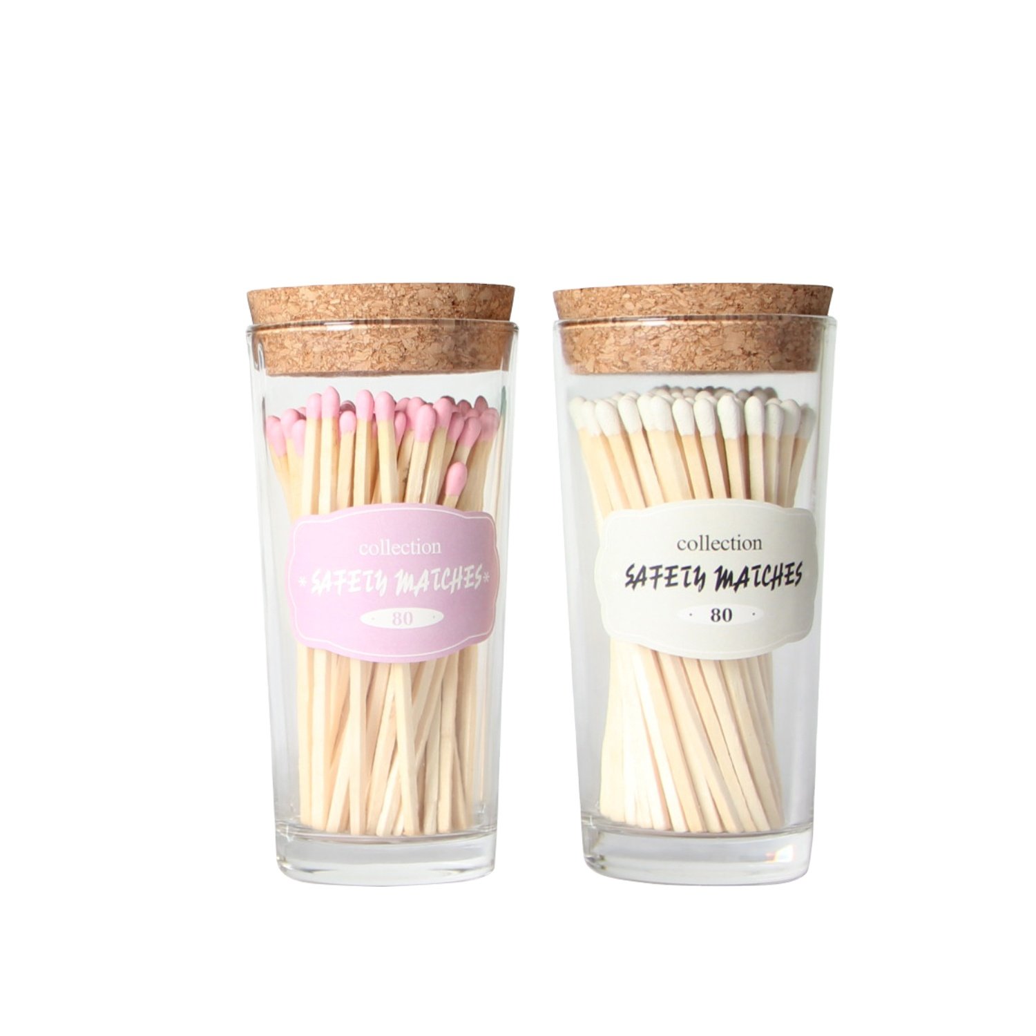 Luxury Wooden glass bottle Long matches Custom decorative in bulk Wholesale Colored Matches with Box