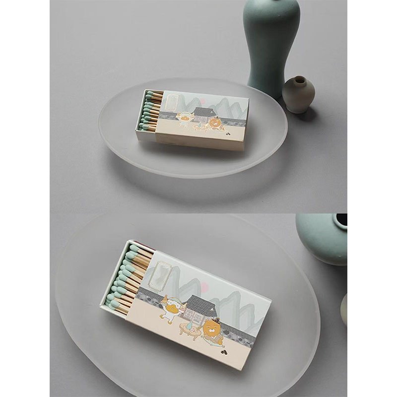 Matchbox Packaging Matches Box With Logo Wholesale Paperboard Custom Printed Recyclable Drawer Paper Cosmetic Rigid Boxes