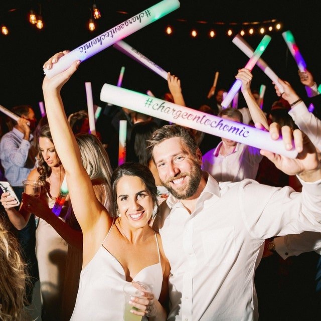 Custom Logo Printed Light Up Foam Stick Personalized Design Flashing Glow Light up LED Foam Sticks for Memorable Events
