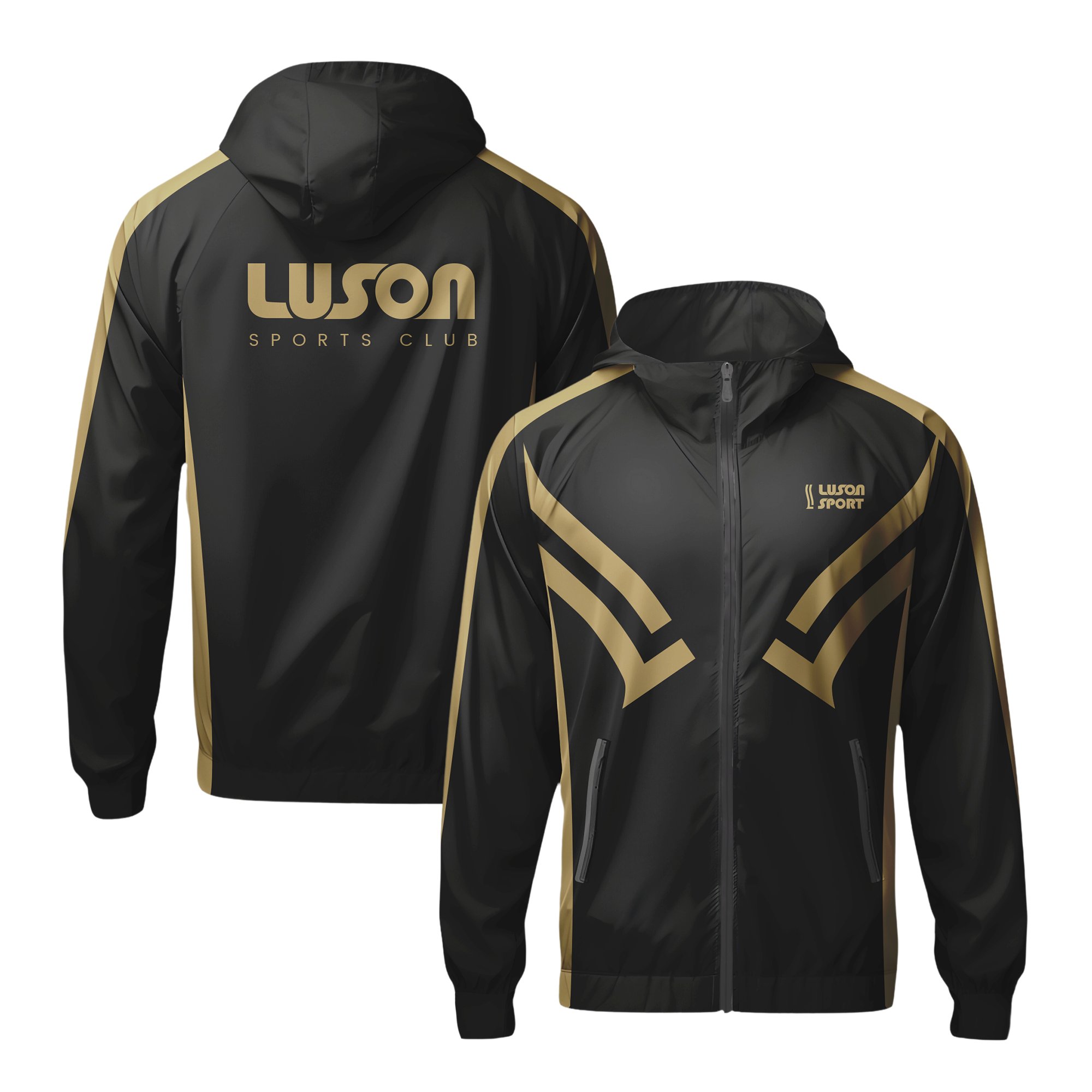 Luson Unisex Best Selling Slim Fit Winter Sports Training Jacket Black Zipper Fashion Cricket Team Match Gear Wholesale Adults
