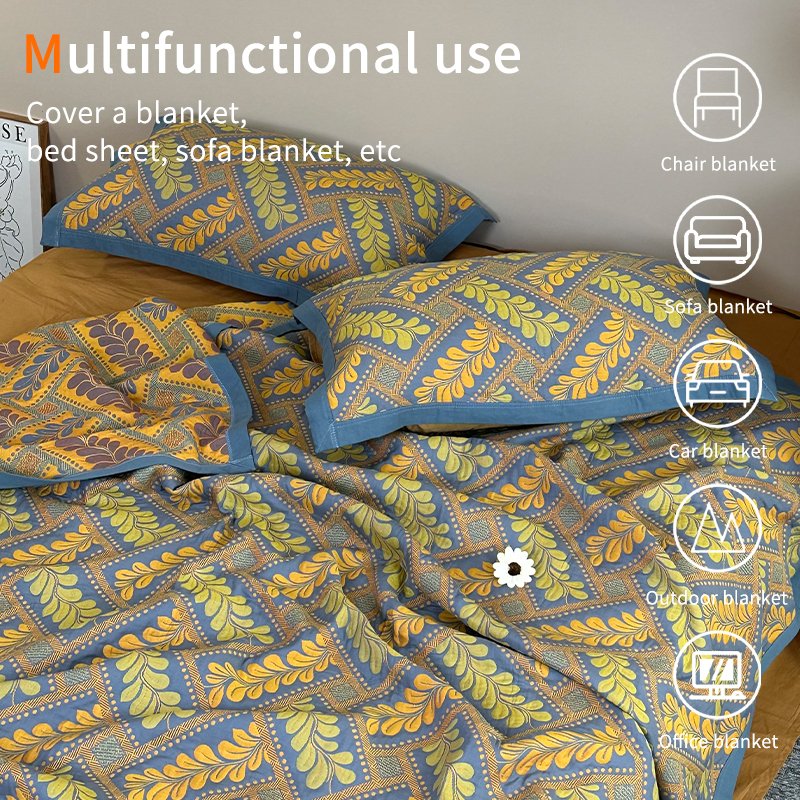 Hot Popular High Quality Bed Cover Fast Delivery Bed Sheet 100% Organic Cotton Bedspreads Woven 40 Modern Picture Printed 400gsm
