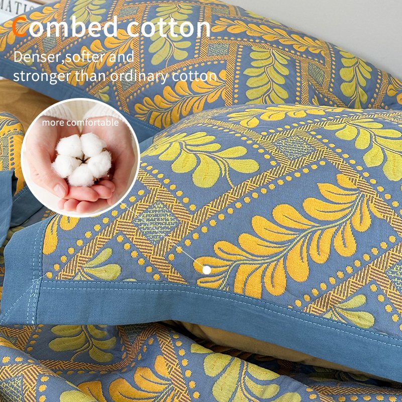 Hot Popular High Quality Bed Cover Fast Delivery Bed Sheet 100% Organic Cotton Bedspreads Woven 40 Modern Picture Printed 400gsm